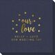 Confetti Dots Our Love Linen Like Napkins Image 2 of 3